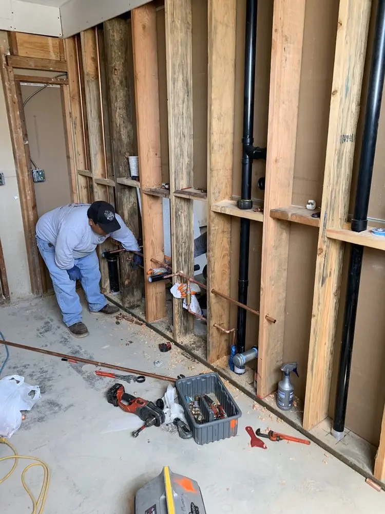 Commercial rough-in plumbing for Water Heater Replacement in East Littleton